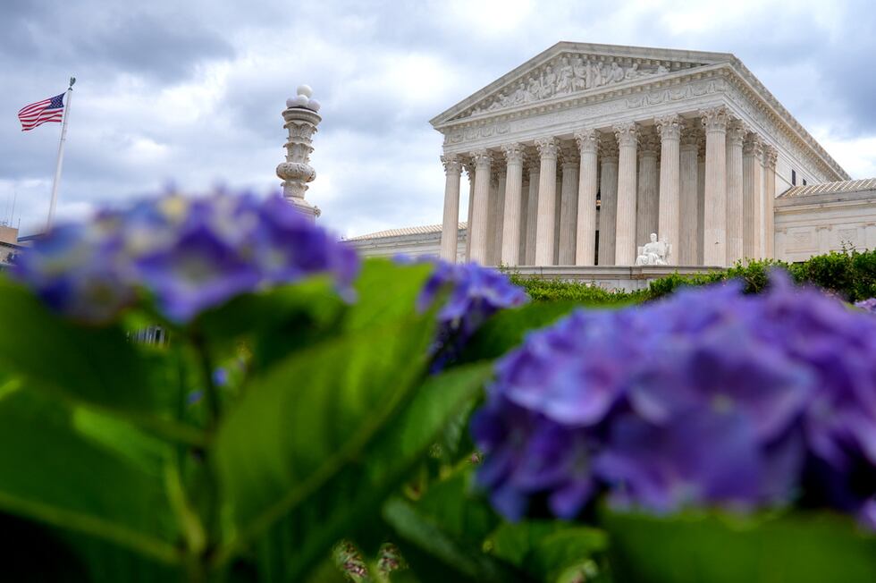 La sede de la Corte Suprema de Estados Unidos en Washington, el 8 de junio del 2026. (AP...