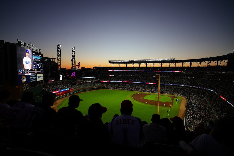La foto del miércoles 7 de octubre de 2026 muestra el cuarto juego de la serie divisional de...