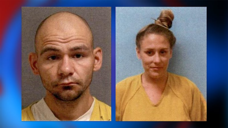 27-year-old Zachary Bayhan of Delta, Colorado (left) and 32-year-old Jaime Hopper of...