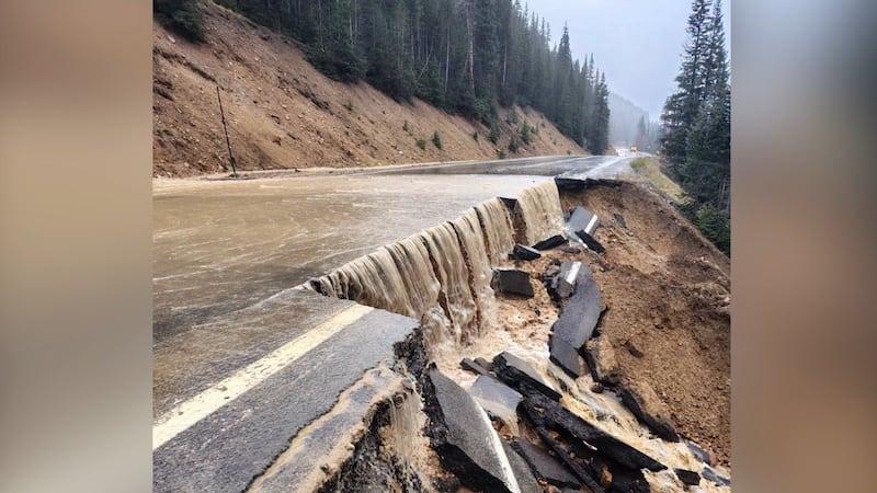 Flooding on U.S. HWY 550 on Oct. 23, 2026.