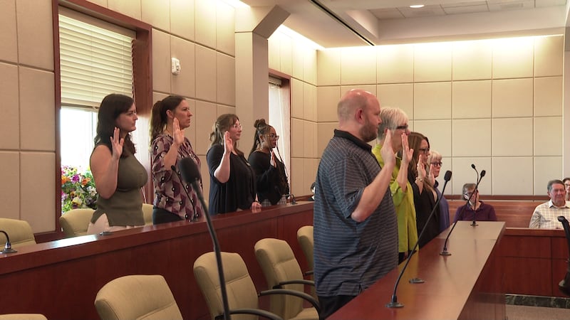 CASA of Mesa County swore in eight new advocates who completed 30+ hours of training to...