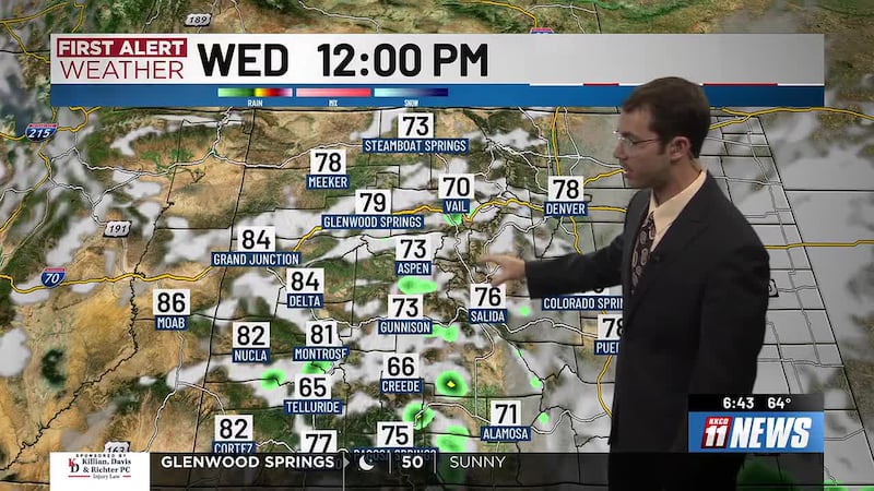 Hot, dry, windy conditions will develop as temperatures trend 10 to 15° above normal for this...