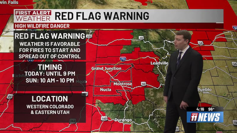 High wildfire danger will stick around for the next few days, which is why we are calling...