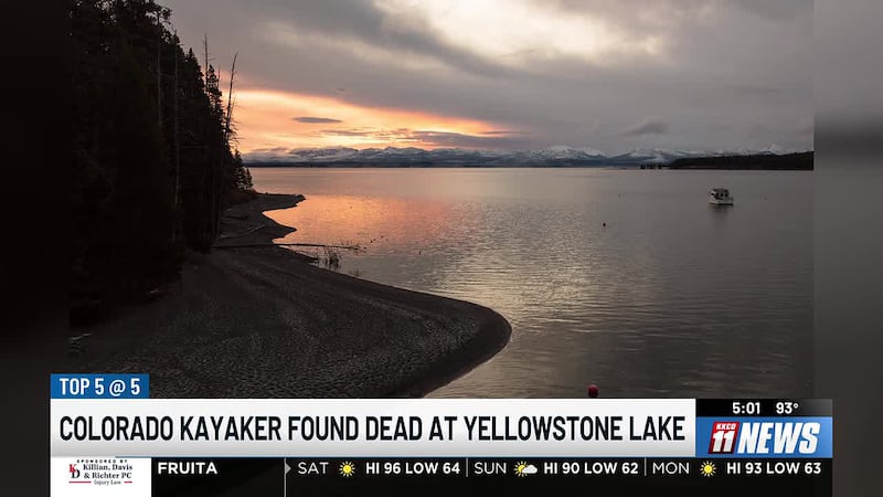 A Colorado man was found dead Monday in Yellowstone Lake.